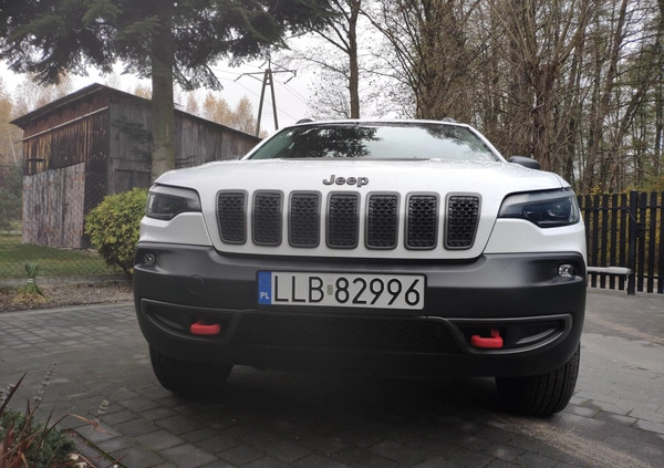 Jeep Cherokee cena 85000 przebieg: 168100, rok produkcji 2019 z Lubartów małe 596